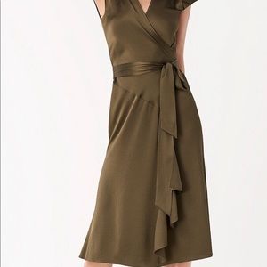 Diane von Furstenberg Silk wrap “Gwendolyn” terra